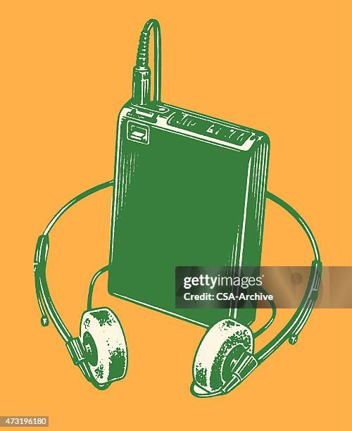 walkman - walkman stock illustrations