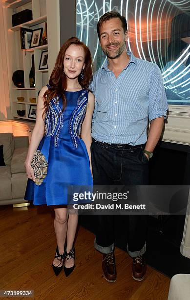 Olivia Grant and Patrick Grant arrive at the closing party of 'Les 3 Etages By Dom Perignon' with Sunday Times Style on May 13, 2015 in London,...