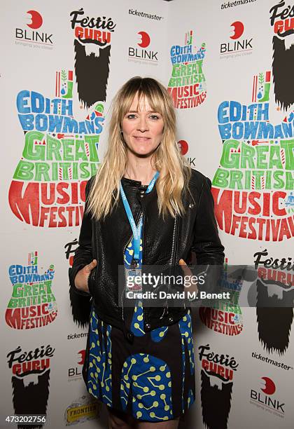 Edith Bowman attends the launch of Edith Bowman's new book "Great British Music Festivals" in association with Ticketmaster Festie Guru at The Stag...