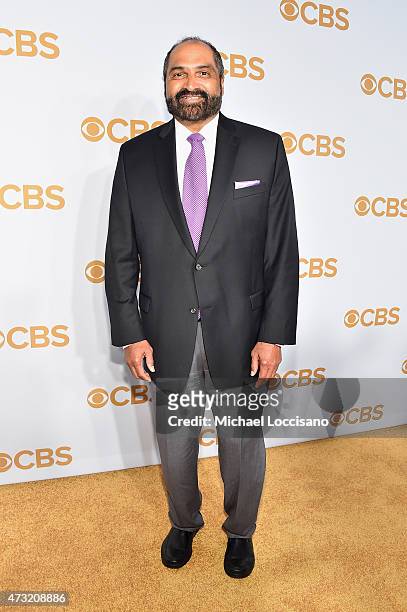 Pittsburgh Steelers Super Bowl IX MVP Franco Harris attends the 2015 CBS Upfront at The Tent at Lincoln Center on May 13, 2015 in New York City.