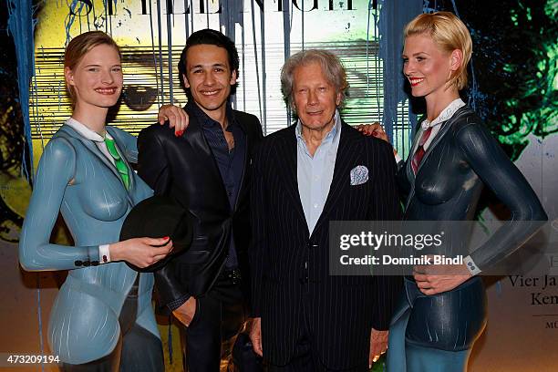 Marvin Herzsprung and Bernd Herzsprung during the Genlemen Style Night at Hotel Vier Jahreszeiten on May 13, 2015 in Munich, Germany.