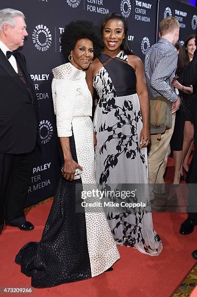 Actresses Cicely Tyson and Uzo Aduba attend A Tribute To African-American Achievements In Television hosted by The Paley Center For Media at Cipriani...
