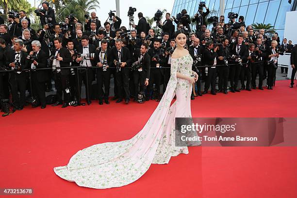 Fan Bingbing attends the opening ceremony and "La Tete Haute" premiere during the 68th annual Cannes Film Festival on May 13, 2015 in Cannes, France.