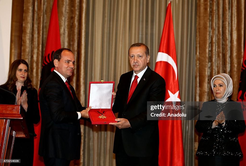 Turkish President Erdogan - President of Albania Bujar Nishani