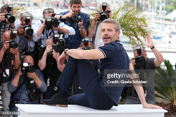 Lambert Wilson, Master of Ceremonies, attends a photocall during the 68th annual Cannes Film Festival on May 13, 2015 in Cannes, France.