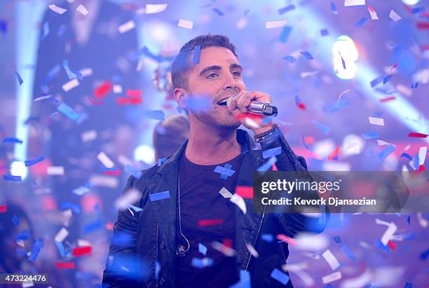 Winner Nick Fradiani performs onstage during "American Idol" XIV Grand Finale at Dolby Theatre on May 13, 2015 in Hollywood, California.