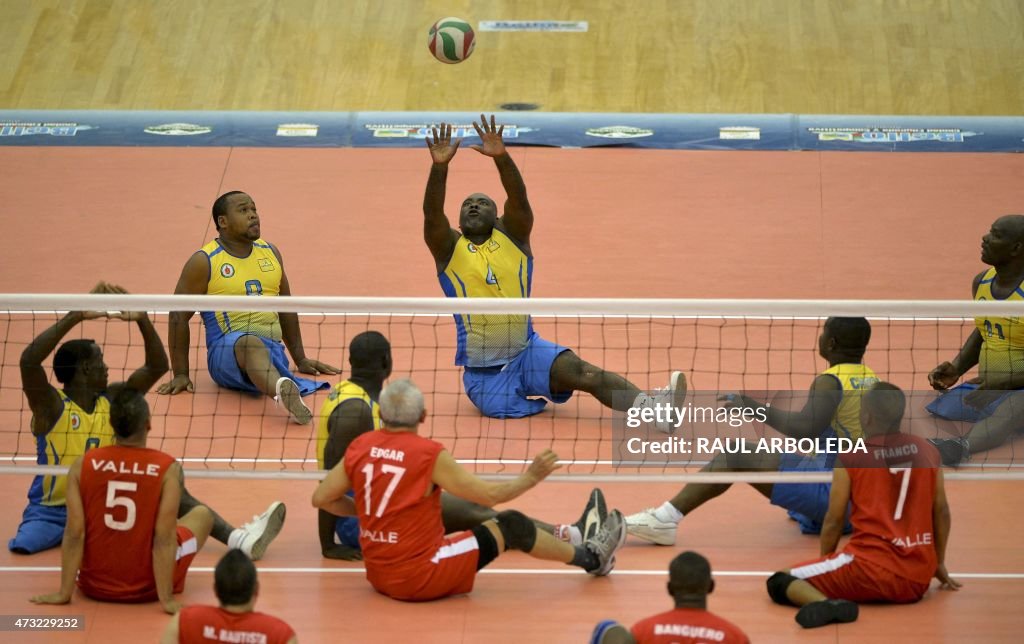 TOPSHOT-COLOMBIA-LANDMINES-VICTIMS-VOLLEYBALL