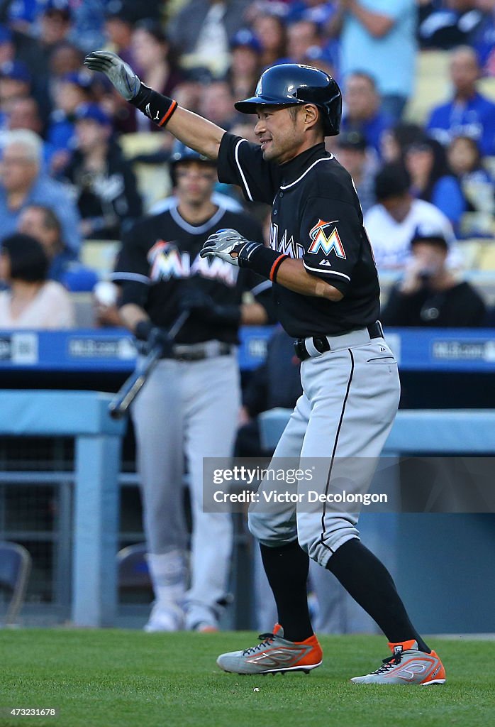 Miami Marlins v Los Angeles Dodgers