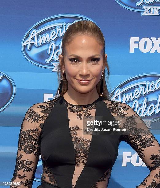 Jennifer Lopez attends the "American Idol" XIV Grand Finale event at the Dolby Theatre on May 13, 2015 in Hollywood, California.