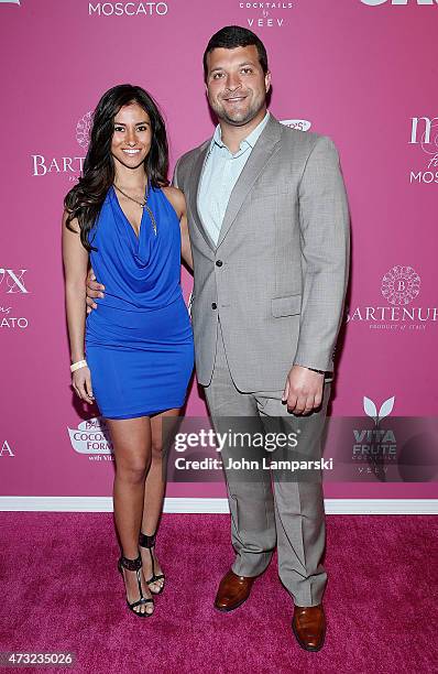 Laura Sorto and Henry Hynoski attend OK! Magazine's So Sexy NYC event at HAUS Nightclub on May 13, 2015 in New York City.