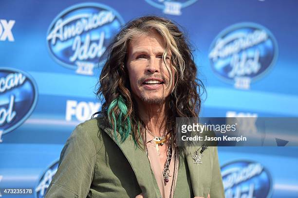 Steven Tyler attends the "American Idol" XIV Grand Finale event at the Dolby Theatre on May 13, 2015 in Hollywood, California.