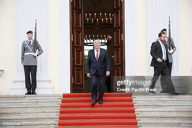 His Royal Majesty King of Jordan Abdullah II. Ibn al-Hussein visits Bellevue Palace to meet President Joachim Gauck and the Chancellery to join in...