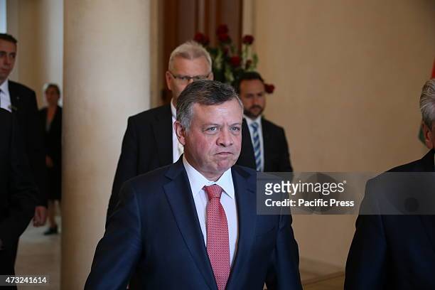 His Royal Majesty King of Jordan Abdullah II. Ibn al-Hussein visits Bellevue Palace to meet President Joachim Gauck and the Chancellery to join in...