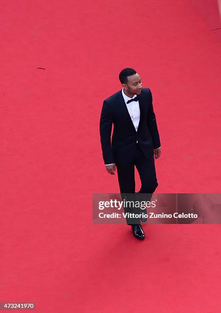 John Legend attends the opening ceremony and premiere of 'La Tete Haute during the 68th annual Cannes Film Festival on May 13, 2015 in Cannes, France.