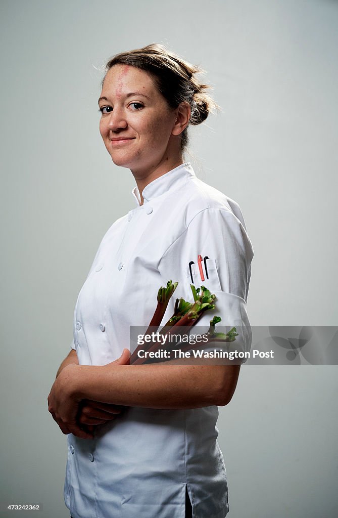 WASHINGTON, DC - APRIL 17: Sous chef Krystal Cripe, from the Re