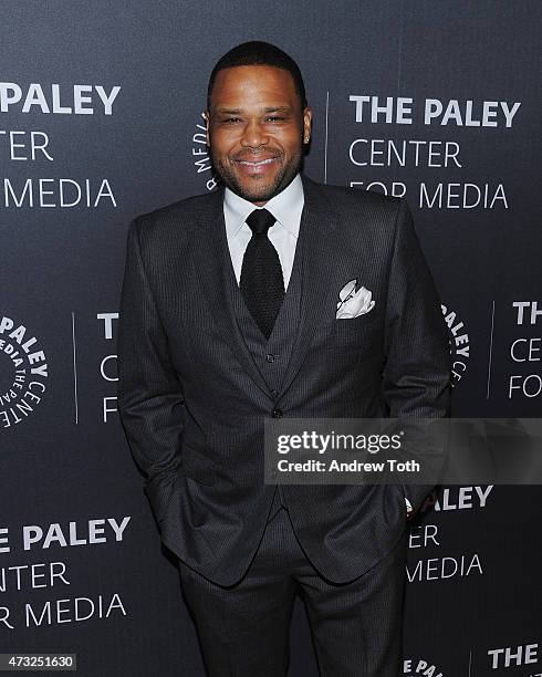 Anthony Anderson attends A Tribute To African-American Achievements In Television hosted by The Paley Center For Media at Cipriani Wall Street on May...