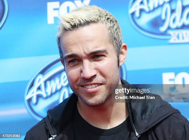 Pete Wentz of Fall Out Boy arrives at "American Idol" XIV grand finale held at Dolby Theatre on May 13, 2015 in Hollywood, California.