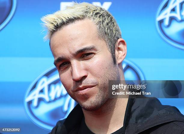 Pete Wentz of Fall Out Boy arrives at "American Idol" XIV grand finale held at Dolby Theatre on May 13, 2015 in Hollywood, California.