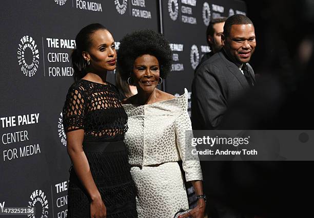 Kerry Washington and Cicely Tyson attend A Tribute To African-American Achievements In Television hosted by The Paley Center For Media at Cipriani...
