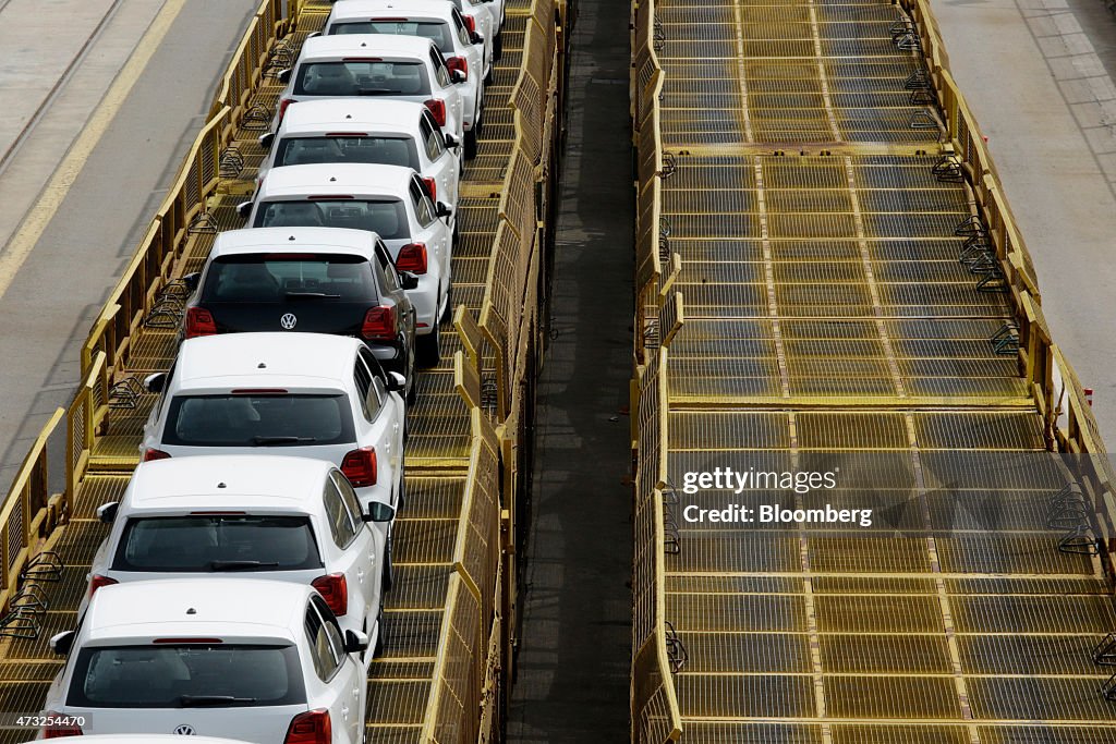 Export Of New Automobiles At Barcelona Port