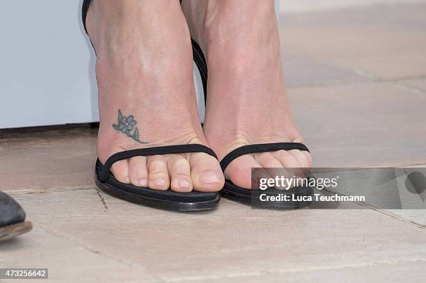 Charlize Theron, detail, attends the "Mad Max: Fury Road Photocall Photocall during the 68th annual Cannes Film Festival on May 14, 2015 in Cannes,...