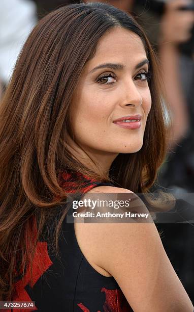 Salma Hayek attends the "Il Racconto Dei Racconti" photocall during the 68th annual Cannes Film Festival on May 14, 2015 in Cannes, France.