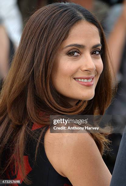 Salma Hayek attends the "Il Racconto Dei Racconti" photocall during the 68th annual Cannes Film Festival on May 14, 2015 in Cannes, France.