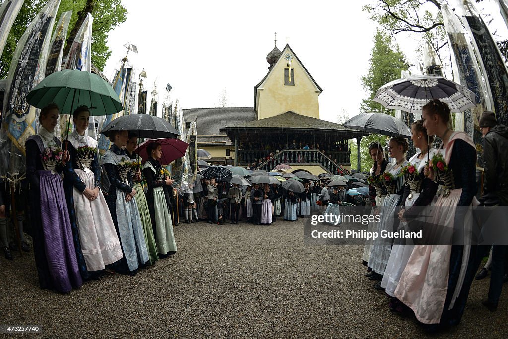 Pilgrims Celebrate Ascension At Birkenstein