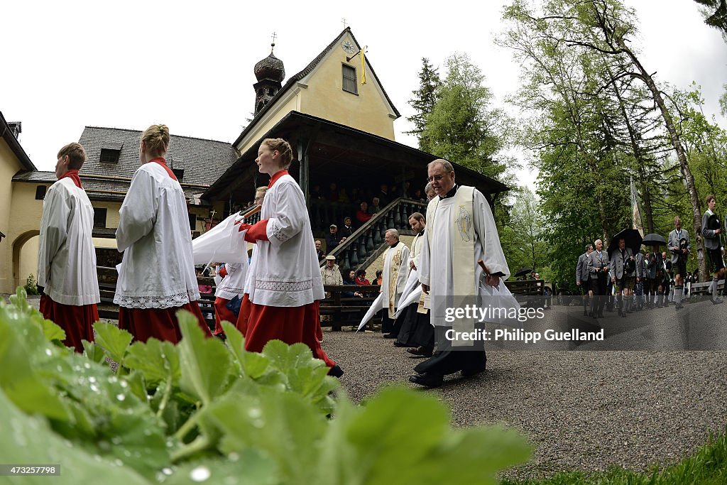 Pilgrims Celebrate Ascension At Birkenstein