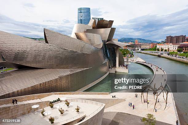 museu guggenheim de bilbau - comunidade autónoma do país basco imagens e fotografias de stock