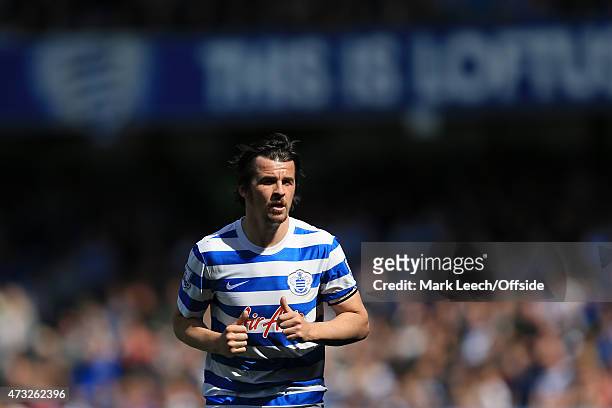 April 12: Joey Barton of QPR during the Barclays Premier League match between Queens Park Rangers and Chelsea at Loftus Road on April 12, 2015 in...