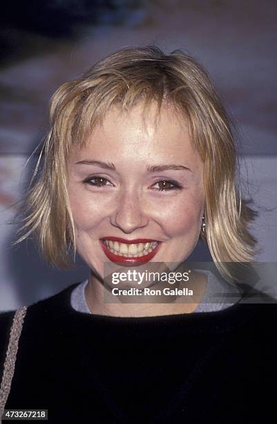 Nina Siemaszko attends the premiere of "Adventures of Priscilla Queen of The Desert" on August 9, 1994 at the Cinerama Dome Theater in Hollywood,...