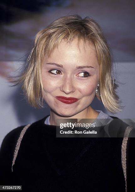 Nina Siemaszko attends the premiere of "Adventures of Priscilla Queen of The Desert" on August 9, 1994 at the Cinerama Dome Theater in Hollywood,...