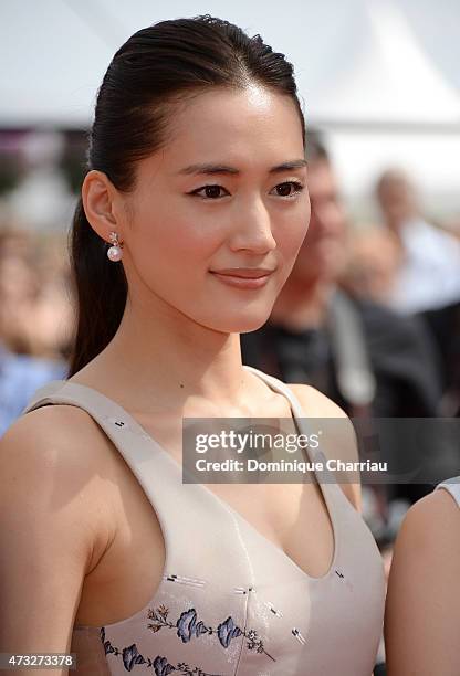 Actress Haruka Ayase attends the "Umimachi Diary" Premiere during the 68th annual Cannes Film Festival on May 14, 2015 in Cannes, France.