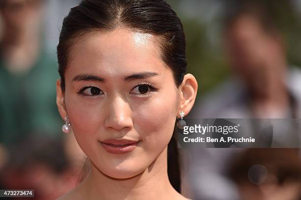 Haruka Ayase attends the Premiere of "Umimachi Diary" during the 68th annual Cannes Film Festival on May 14, 2015 in Cannes, France.