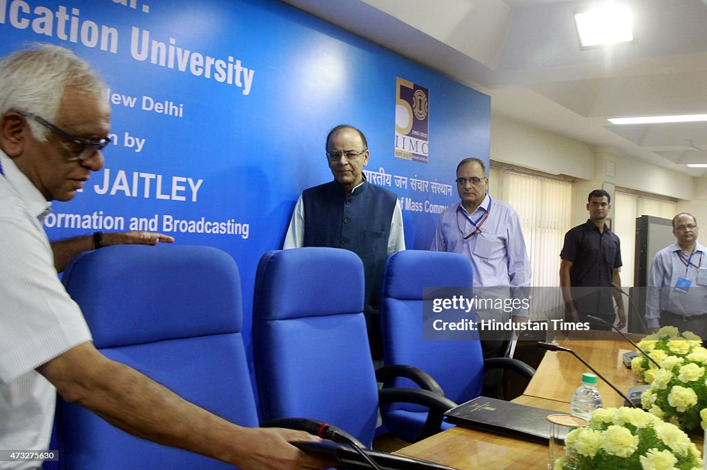 Arun Jaitley At The Seminar On Establishment Of Communication University