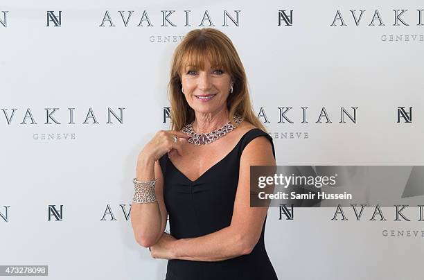 Jane Seymour visits The Avakian Suite during The 68th Annual Cannes Film Festival at Carlton Hotel on May 14, 2015 in Cannes, France.