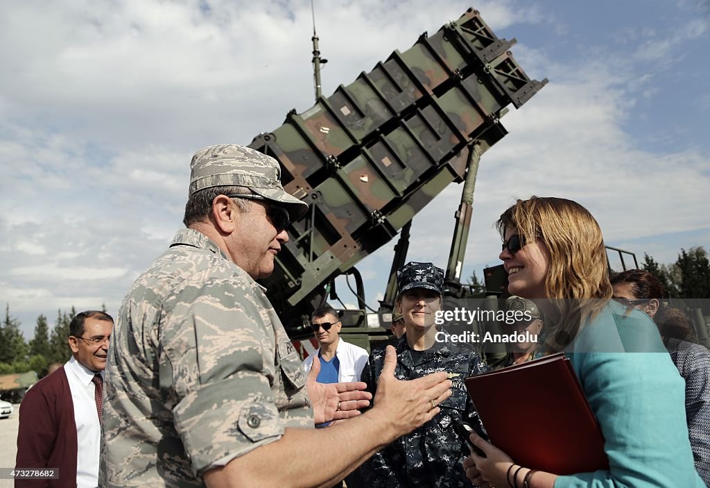 Philip M. Breedlove, Supreme Allied Commander Europe of NATO visits Spanish Patriot batteries in Turkey's Adana