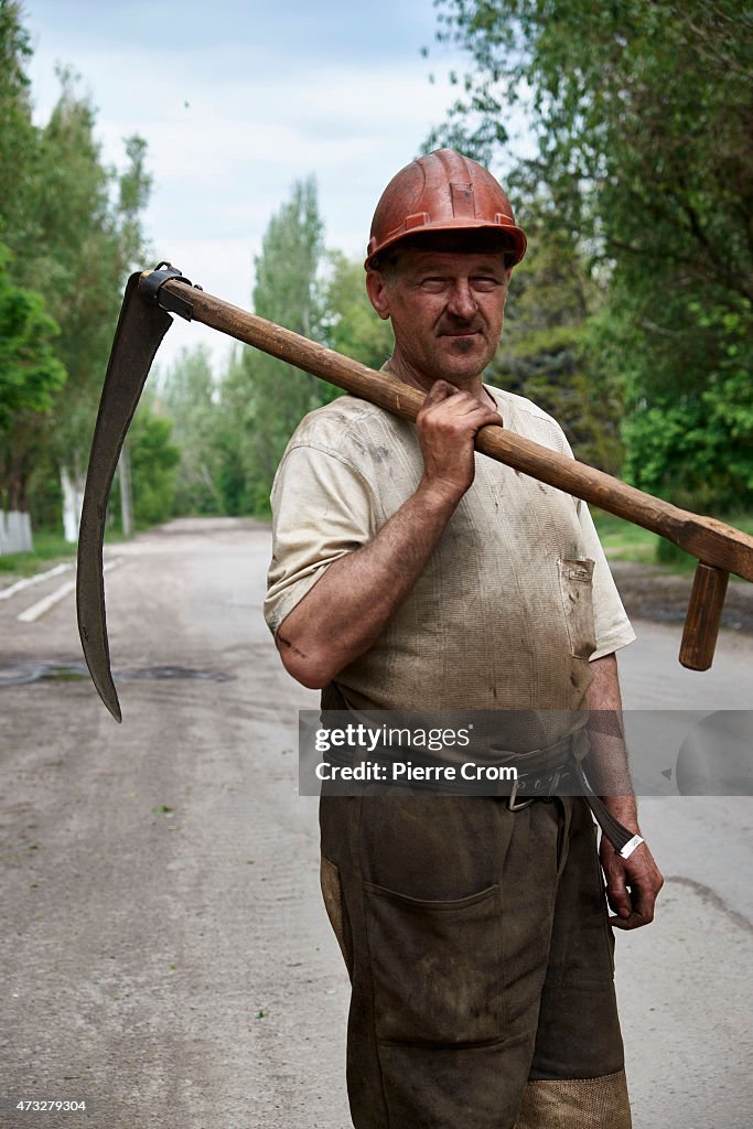 The Coal Mine In Donetsk Is Affected By Artillery