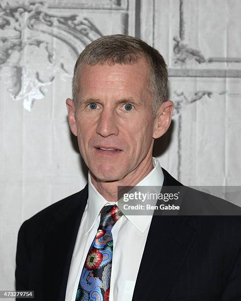 General Stanley McChrystal visits AOL Build at AOL Studios In New York on May 14, 2015 in New York City.