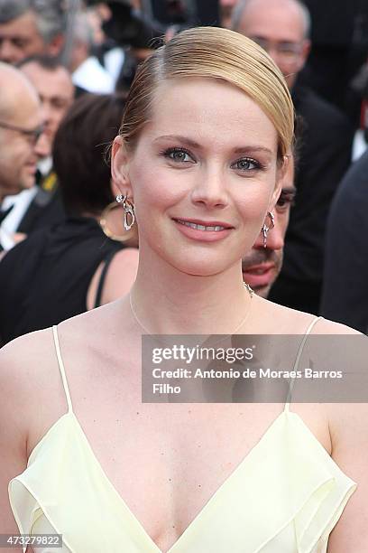 Andrea Osvart attends the "Mad Max: Fury Road" premiere during the 68th annual Cannes Film Festival on May 14, 2015 in Cannes, France.