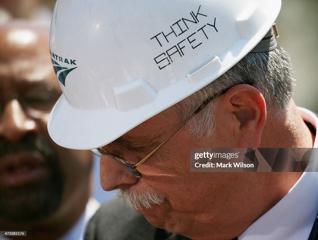 Investigation And Cleanup Efforts Continue At Amtrak Crash Site In Philadelphia