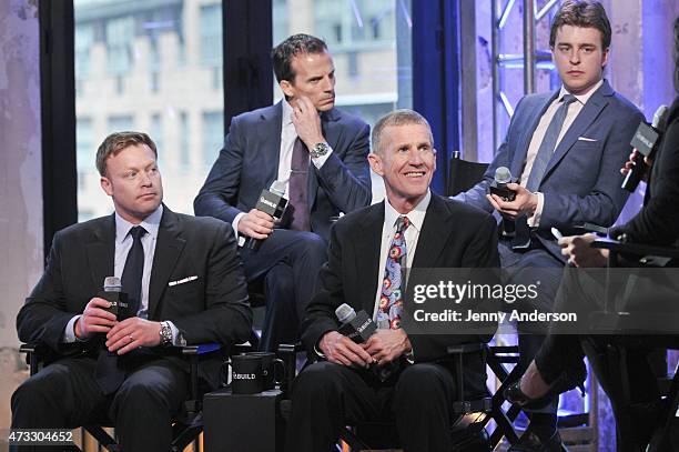 David Silverman, Chris Fussell, General Stanley McChrystal and Tatum Collins attend AOL Build Speaker Series at AOL Studios in New York on May 14,...