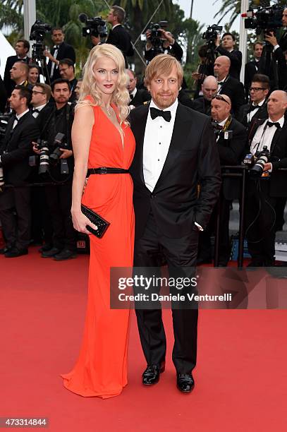 Janne Tyldum and Morten Tyldum attend the "Mad Max : Fury Road" Premiere during the 68th annual Cannes Film Festival on May 14, 2015 in Cannes,...