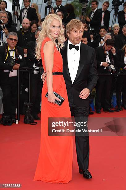 Janne Tyldum and Morten Tyldum attend the "Mad Max : Fury Road" Premiere during the 68th annual Cannes Film Festival on May 14, 2015 in Cannes,...