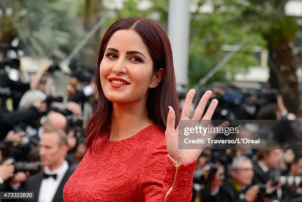Katrina Kaif attends the premiere of "Mad Max: Fury Road" during the 68th annual Cannes Film Festival on May 14, 2015 in Cannes, France.