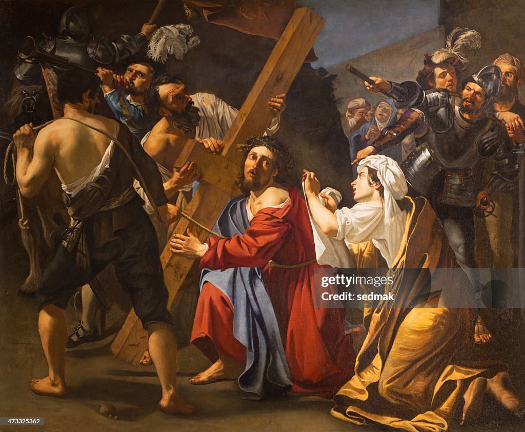 Crosses Rome Rome Jesus Under Cross Painting High-Res Vector Graphic - Getty Images