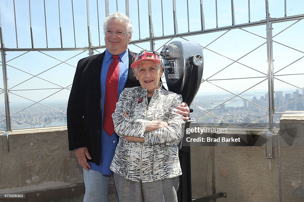 Harvey Fierstein Hosts Light Up New York Launch At The Empire State Building In Honor Of The 30th Annual AIDS Walk New York