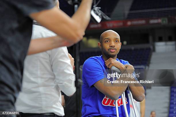 Ricky Hickman during the Fenerbahce Ulker Istanbul Practice of Turkish Airlines Euroleague Final Four Madrid 2015 at Barclaycard Center on May 14,...