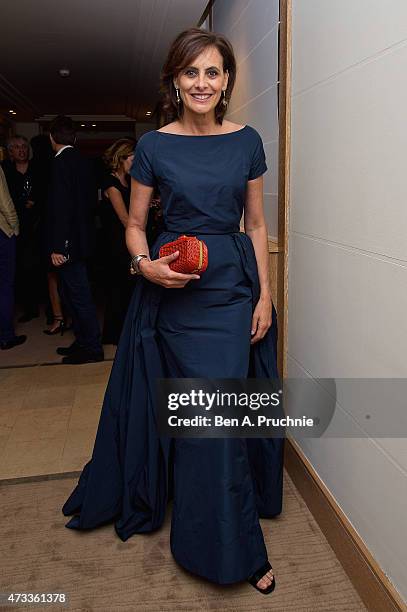 Ines de La Fressange attends a party hosted by L'Oreal Paris, UniFrance and Stylist during the 68th annual Cannes Film Festival on May 14, 2015 in...